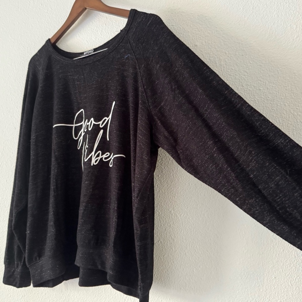 Buffalo David Bitton Cozy Chic Crewneck Top Loungewear Minimalist XXL Plus Soft - Picture 4 of 15